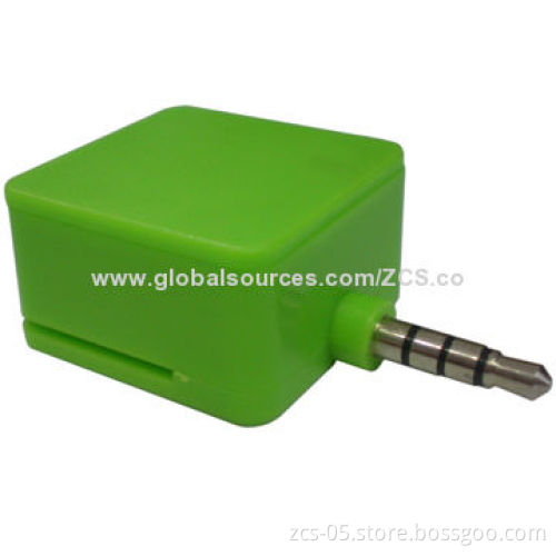 DES/3DES Encrypted Magnetic Mobile Credit Card Reader, No External Power Cable, Transparent Box